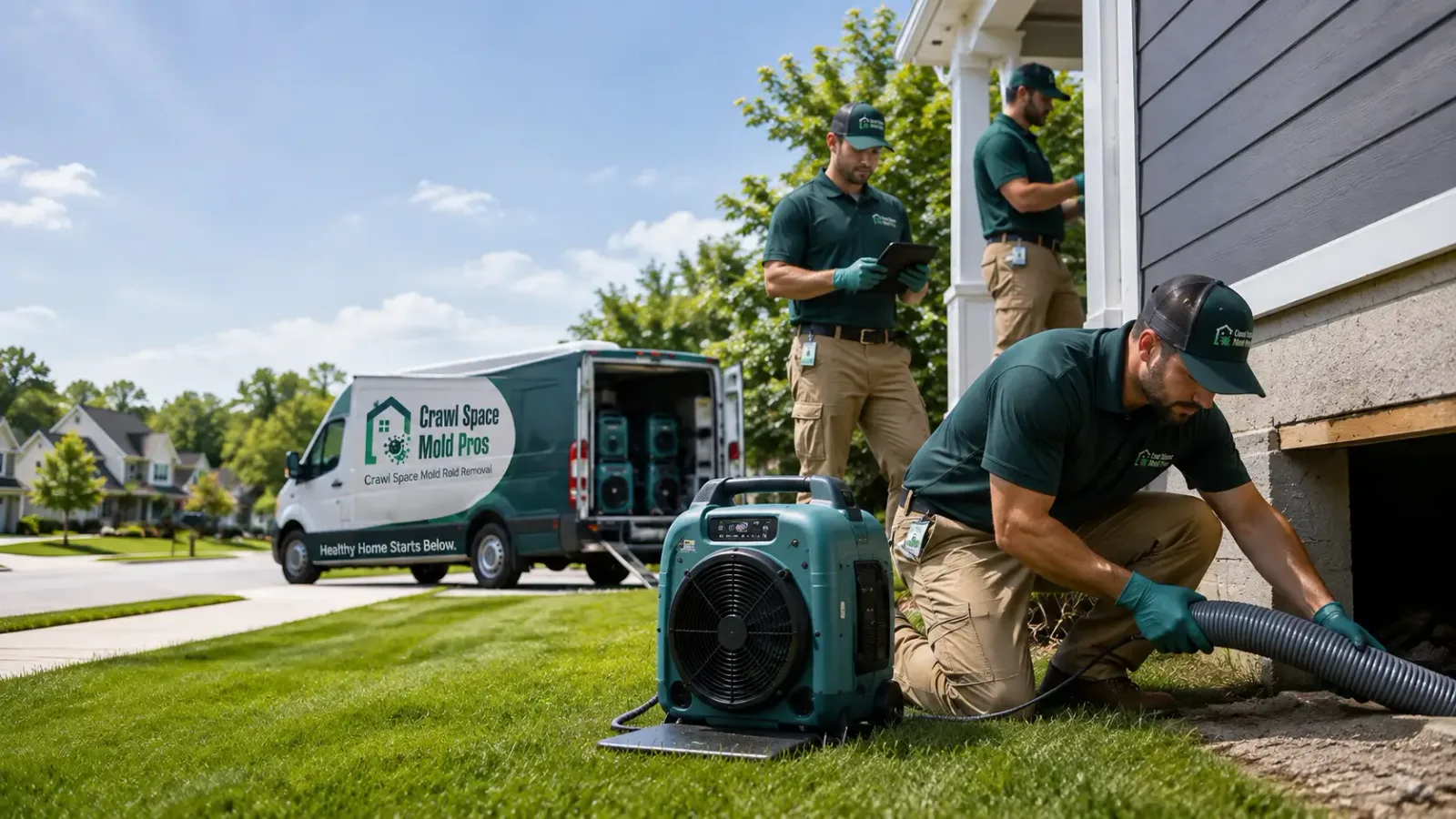 Crawl Space Mold Removal in Soldier, IA